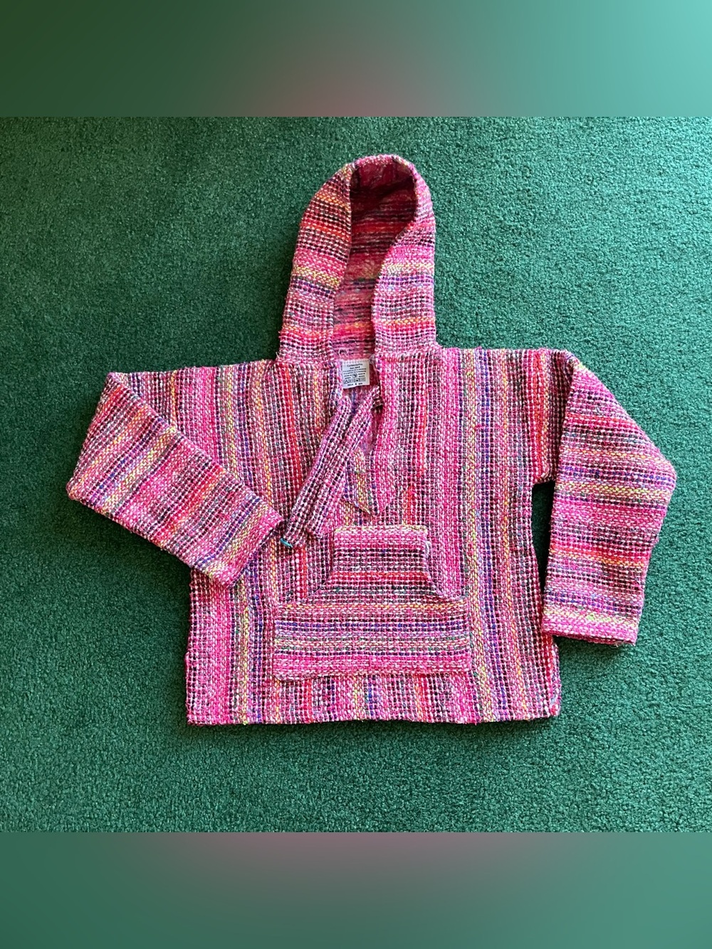 Pink Multicolor Baja Hoodie